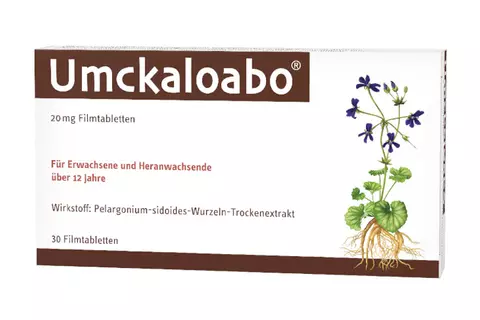 Umckaloabo Packshot Tabletten 30 Stück