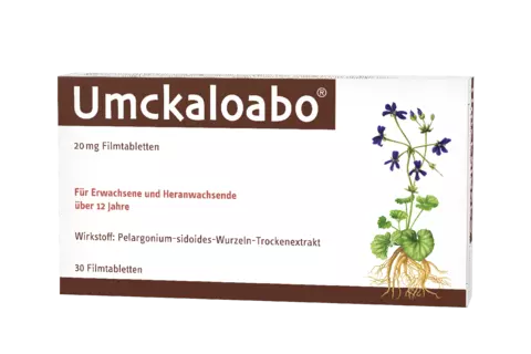 Packungsabbildung Umckaloabo Filmtabletten 30 Stück