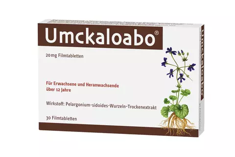 Packungsabbildung Umckaloabo Filmtabletten