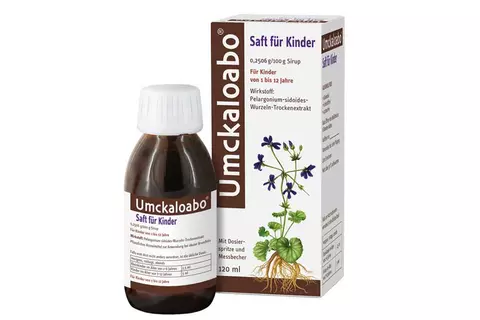 Produktabbildung Umckaloabo Saft für Kinder