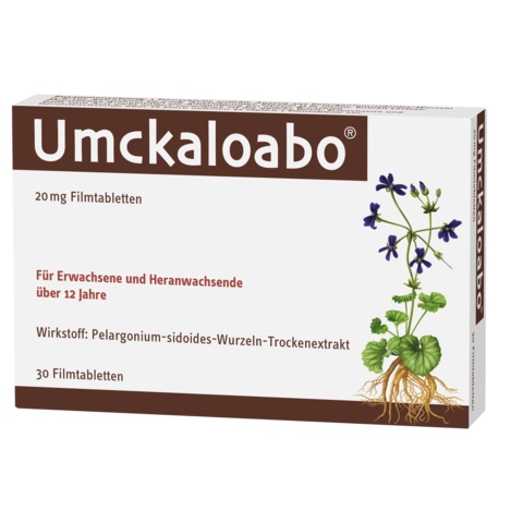 Packung Umckaloabo Filmtabletten