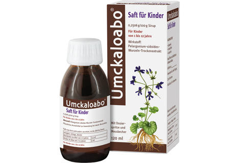 Packungsabbildung Umckaloabo Saft für Kinder