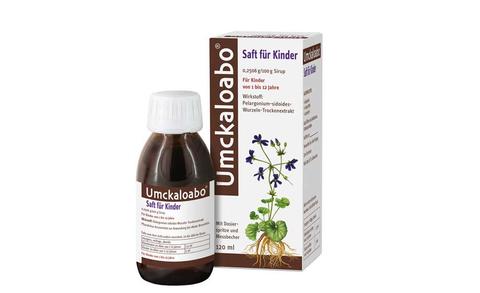 Packungsabbildung Umckaloabo Saft für Kinder